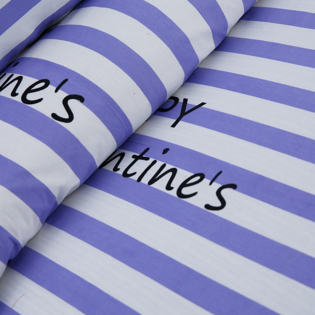 2 Pcs Luxury Single Printed Bed Sheet -1522