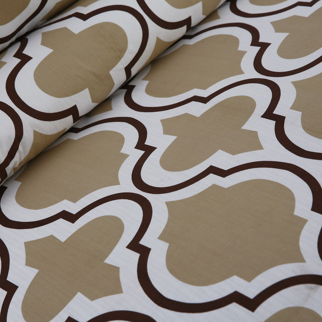 2 Pcs Luxury Single Printed Bed Sheet -1528