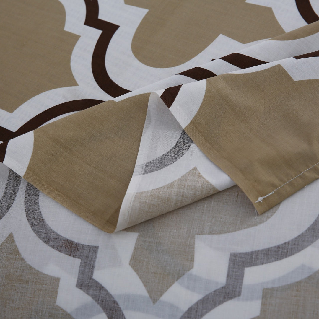 2 Pcs Luxury Single Printed Bed Sheet -1528