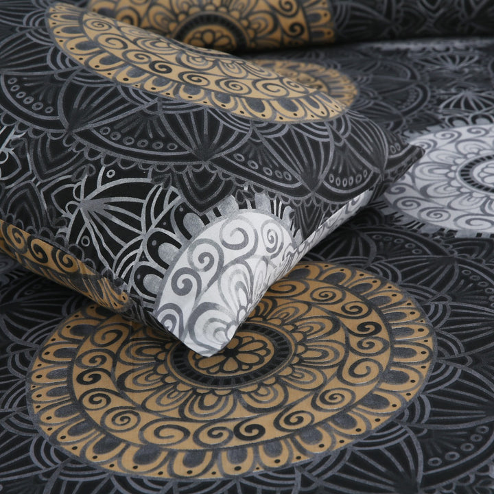 2 Pcs Luxury Single Printed Bed Sheet -1529