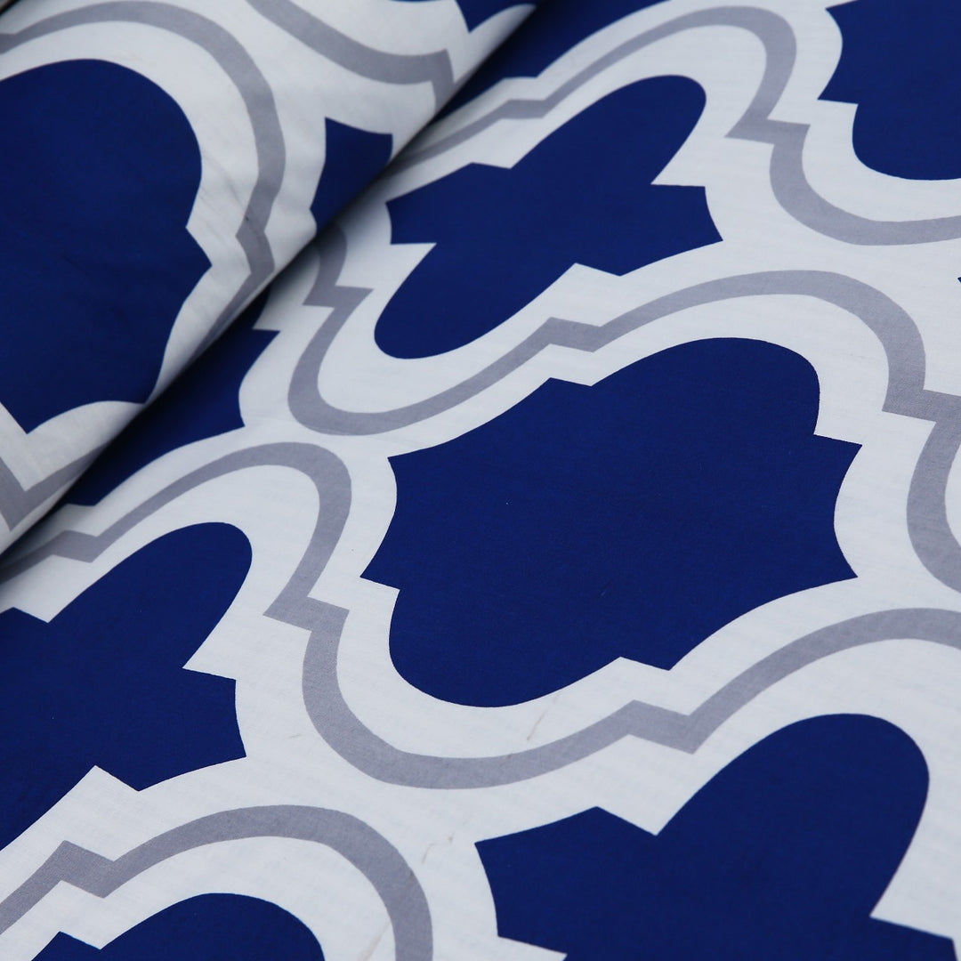 2 Pcs Luxury Single Printed Bed Sheet -1531