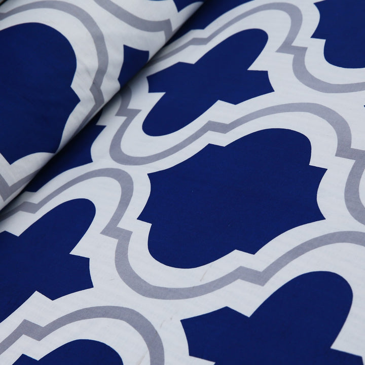 2 Pcs Luxury Single Printed Bed Sheet -1531