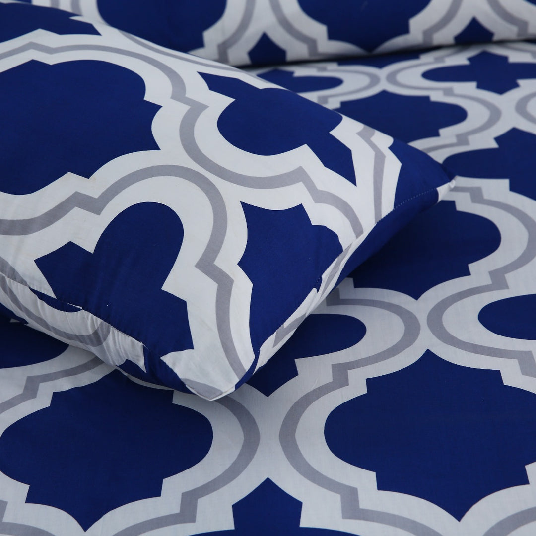 2 Pcs Luxury Single Printed Bed Sheet -1531