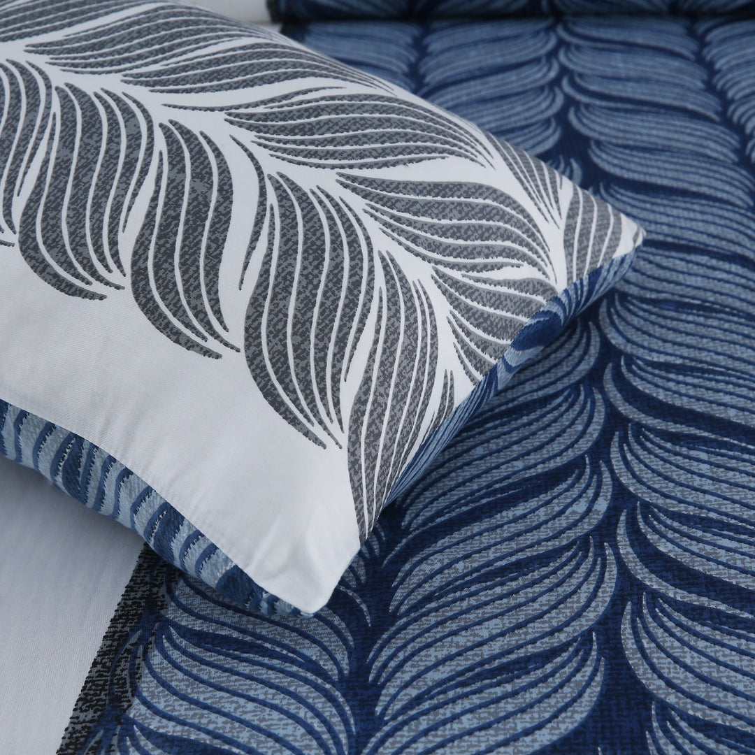 2 Pcs Luxury Single Printed Bed Sheet -1532
