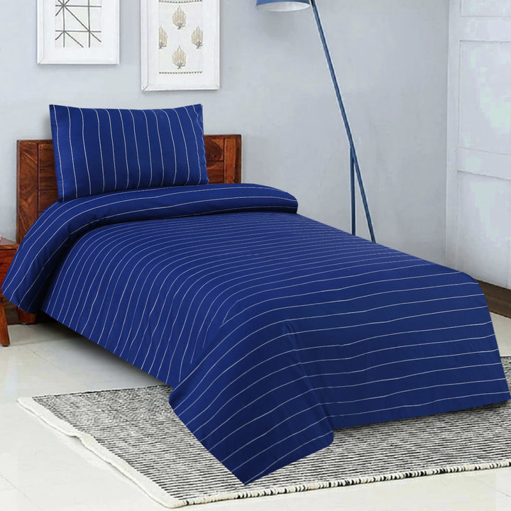 2 Pcs Luxury Single Printed Bed Sheet -1534
