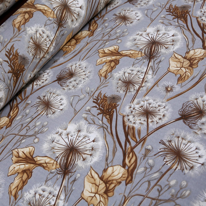 3 Pcs Cuffed Printed Bedsheet Set - 1536