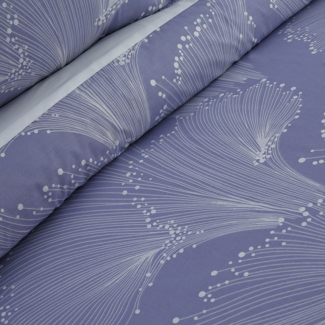 3 Pcs Cuffed Printed Bedsheet Set - 1562