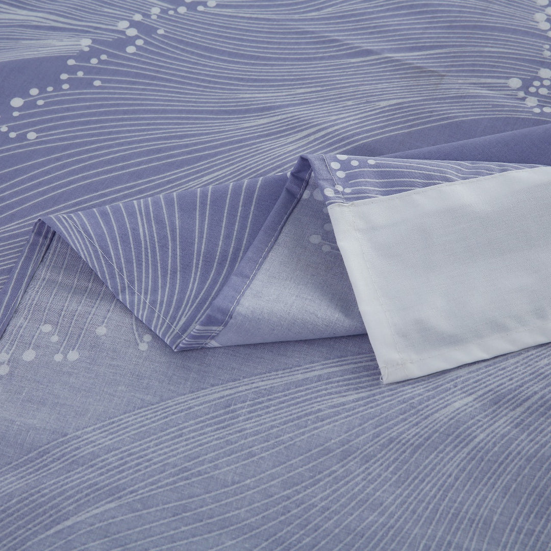 3 Pcs Cuffed Printed Bedsheet Set - 1562