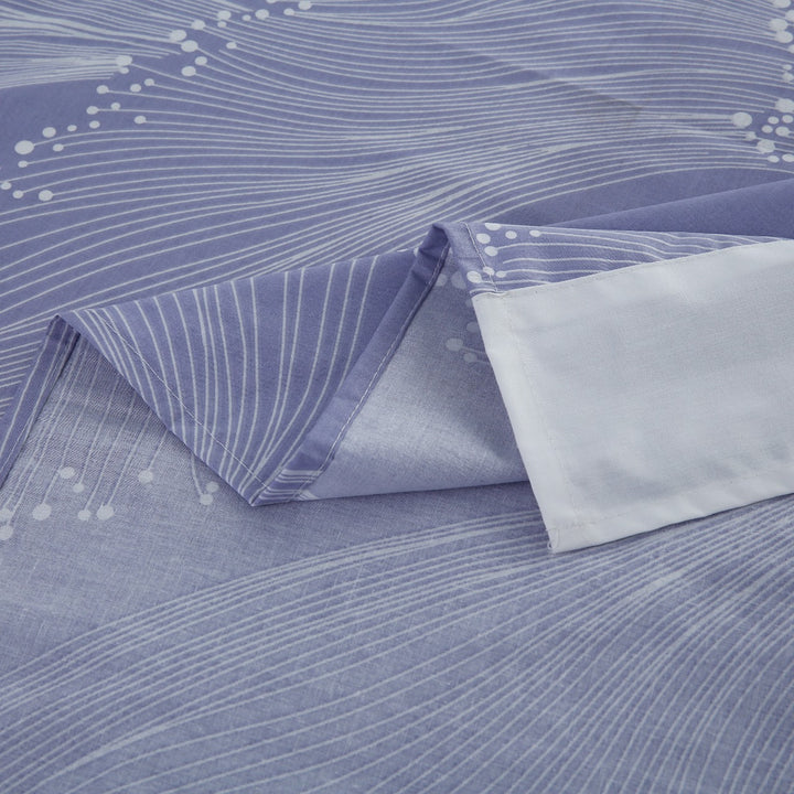 3 Pcs Cuffed Printed Bedsheet Set - 1562