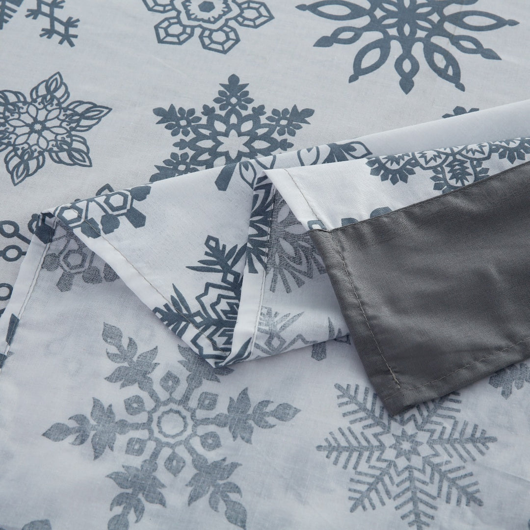3 Pcs Cuffed Printed Bedsheet Set - 1567