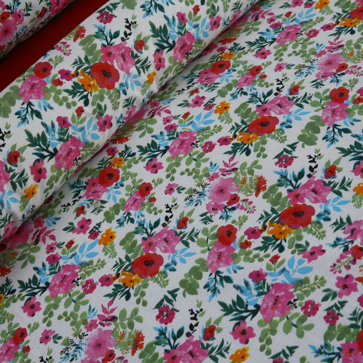 3 Pcs Cuffed Printed Bedsheet Set - 1570
