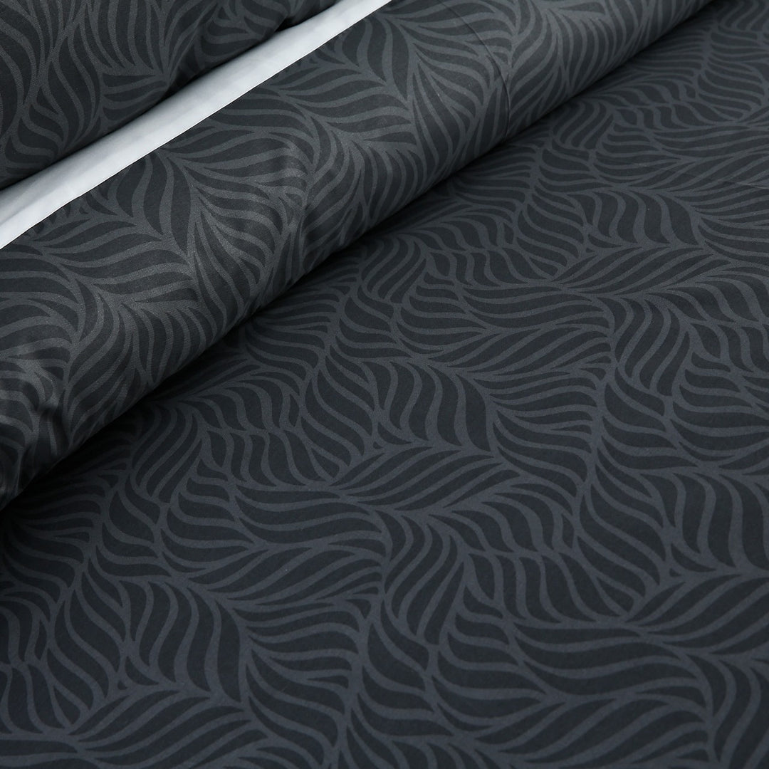3 Pcs Cuffed Printed Bedsheet Set - 1571