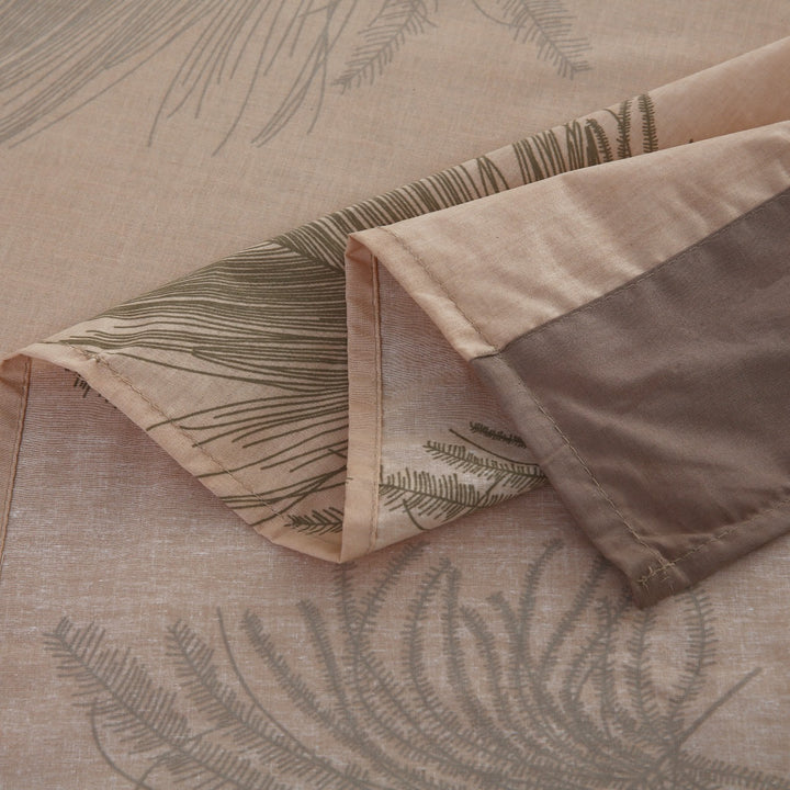3 Pcs Cuffed Printed Bedsheet Set - 1572