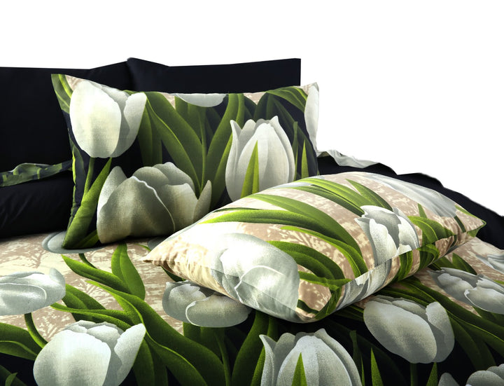 6 Pcs Botanic Garden Printed Duvet Set - 1582