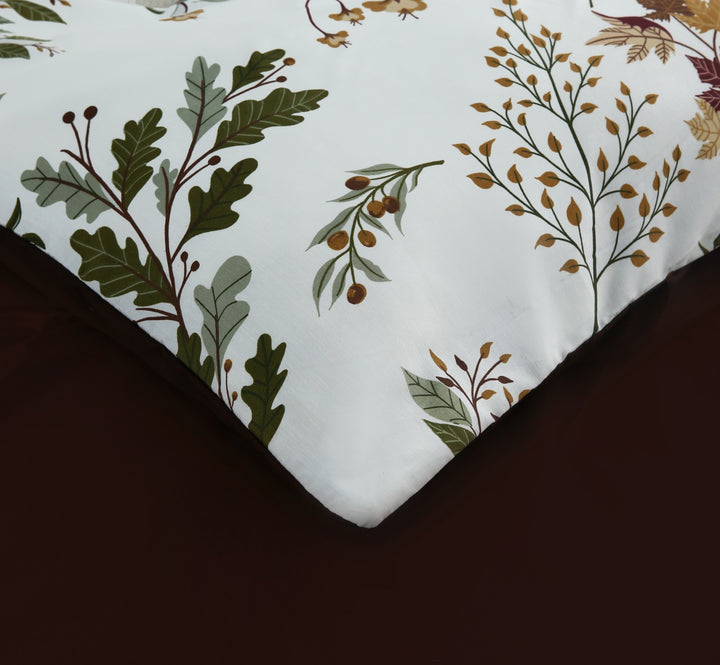 6 Pcs Elegant Flowers Printed Duvet Set - 1584