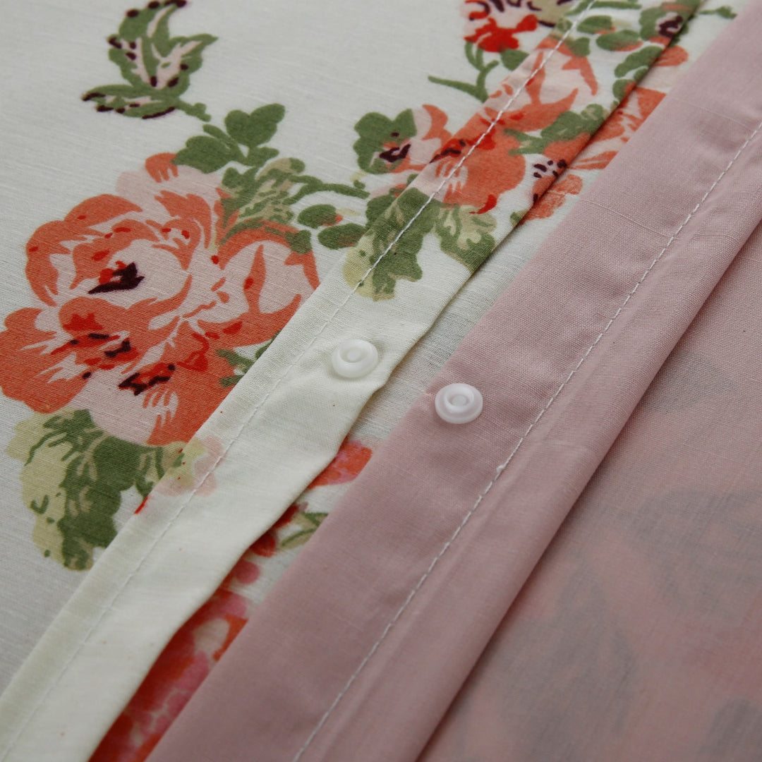 6 Pcs Bloom Printed Duvet Set - 1585