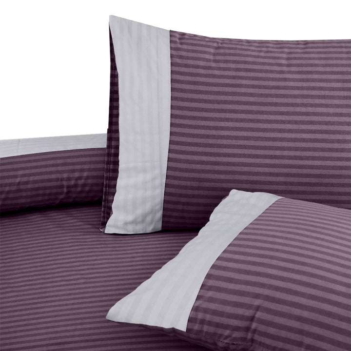 3 Pcs Cuffed Printed Bedsheet Set - 1620