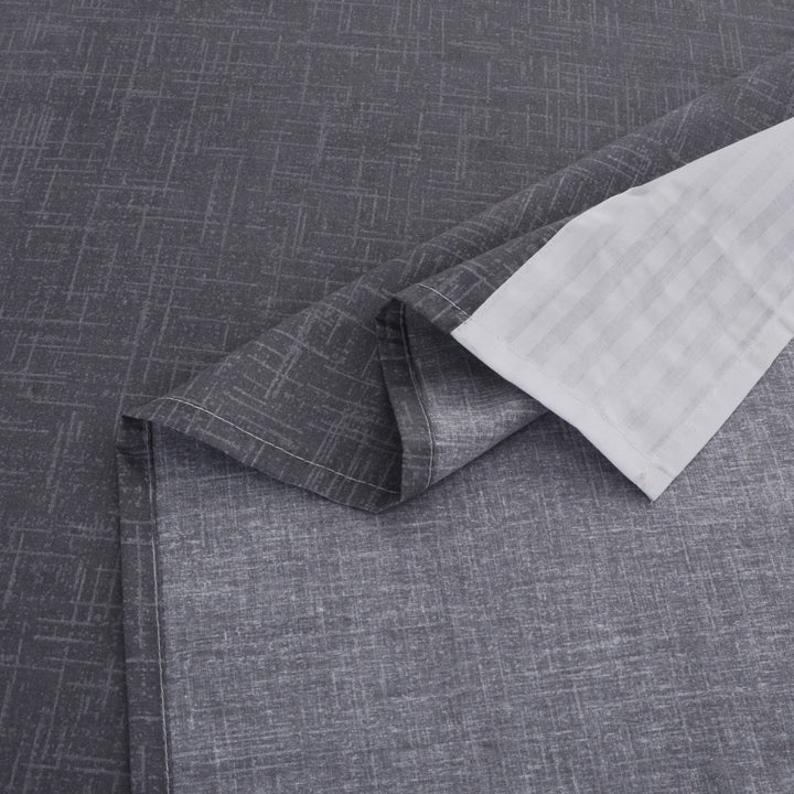 3 Pcs Cuffed Printed Bedsheet Set - 1608