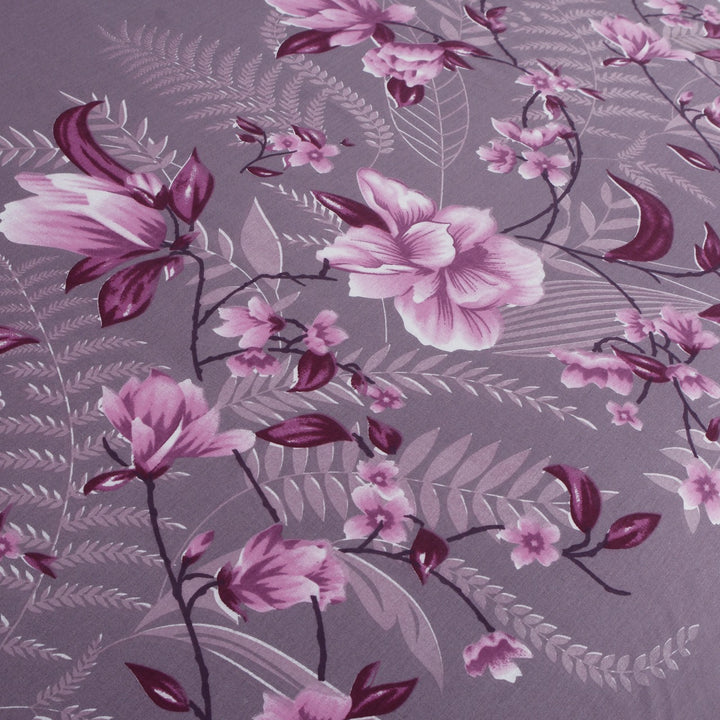 3 Pcs Cuffed Printed Bedsheet Set - 1611