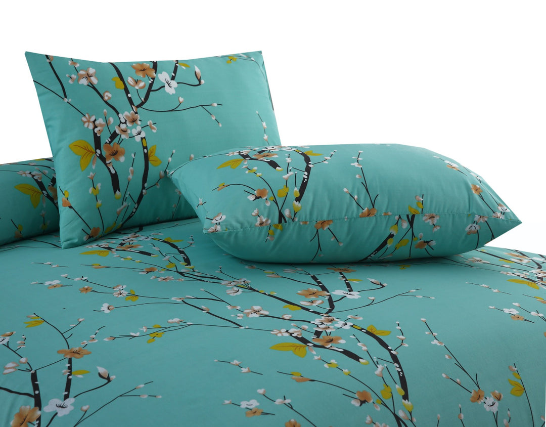 Pastel Charm Premium Bedsheet - 1586