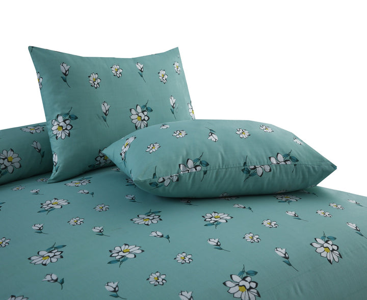 White Rose Premium Bedsheet - 1591