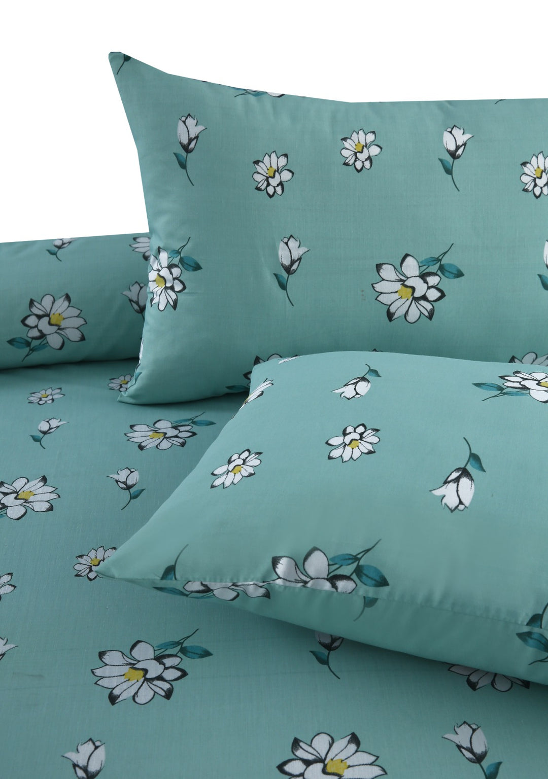 White Rose Premium Bedsheet - 1591