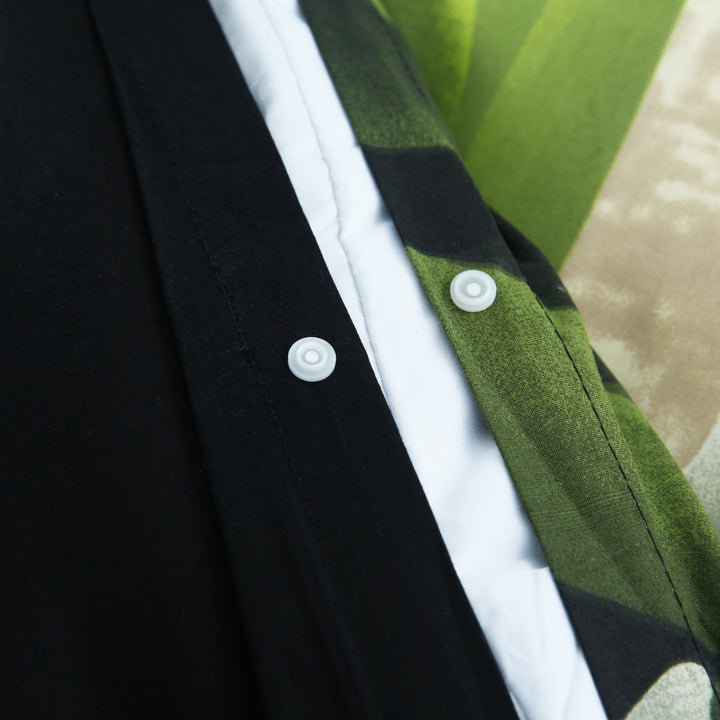 6 Pcs Daffodils Printed Duvet Set - 1633