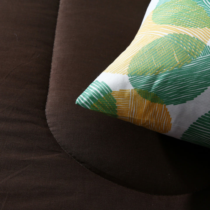 6 Pcs Circled Printed Comforter set - 1653