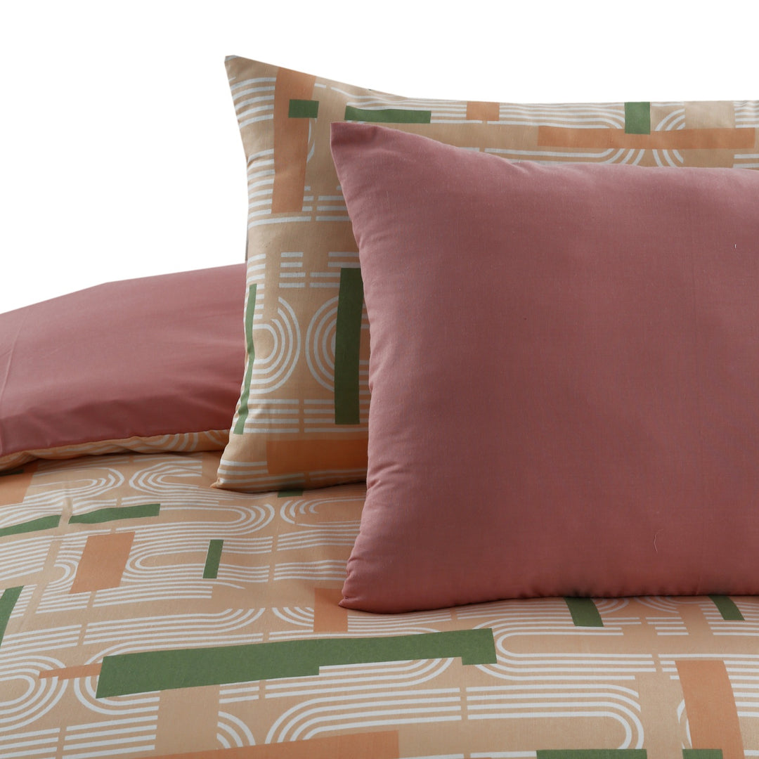 6 Pcs Modern Printed Duvet Set - 1638