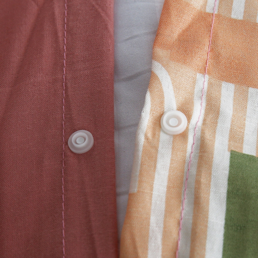 6 Pcs Modern Printed Duvet Set - 1638