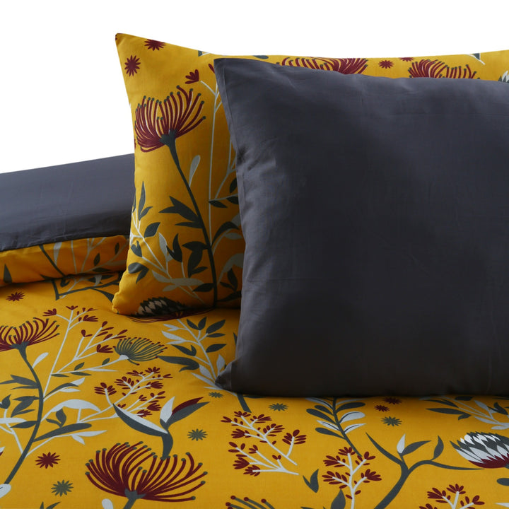 6 Pcs Sunflower Printed Duvet Set - 1634