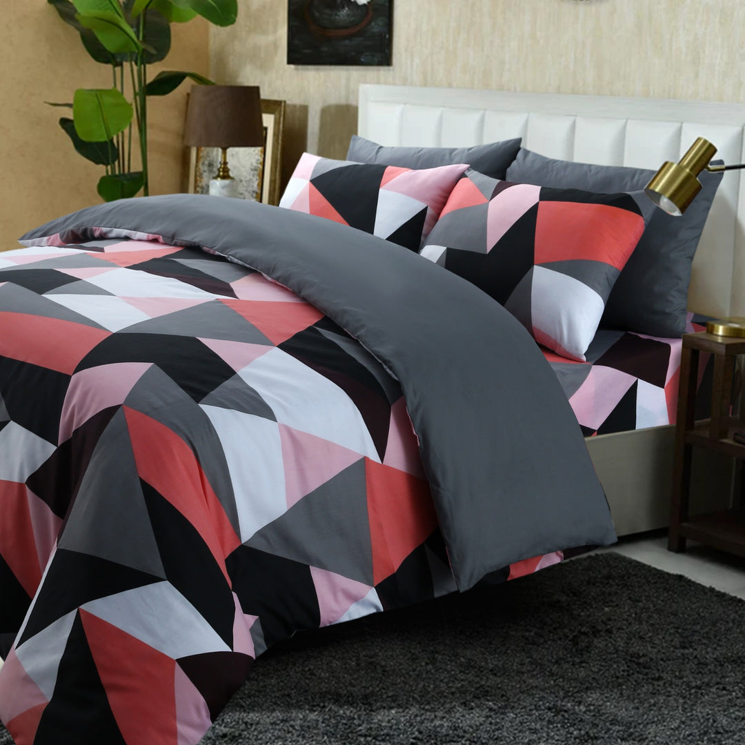 6 Pcs Interior Elegance Printed Duvet Set - 1635