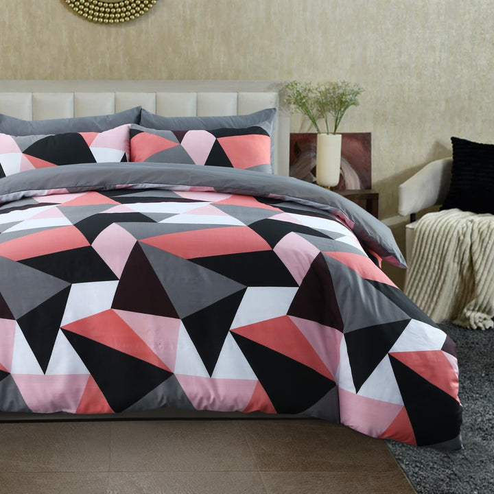 6 Pcs Interior Elegance Printed Duvet Set - 1635