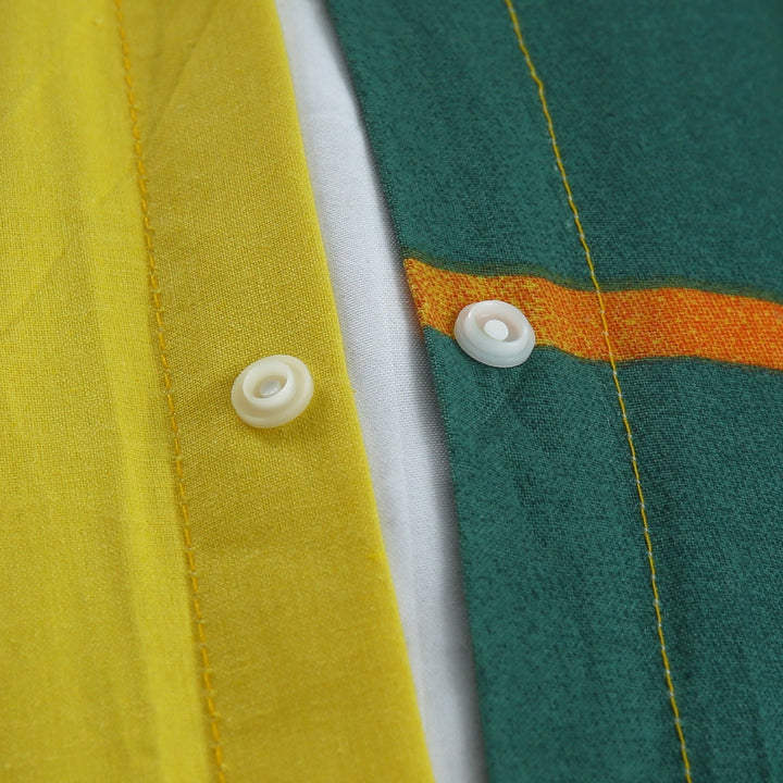 6 Pcs Botanic Printed Duvet Set - 1646