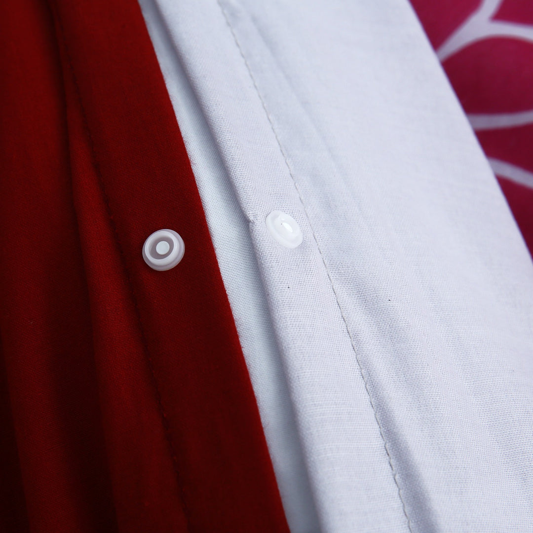 6 Pcs Flower Printed Duvet Set - 1640