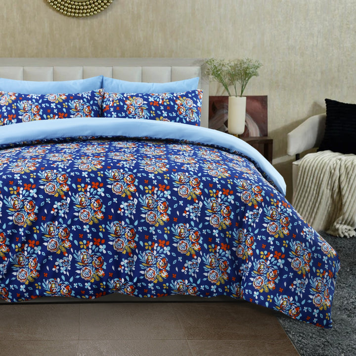 6 Pcs Spring Printed Duvet Set - 1641
