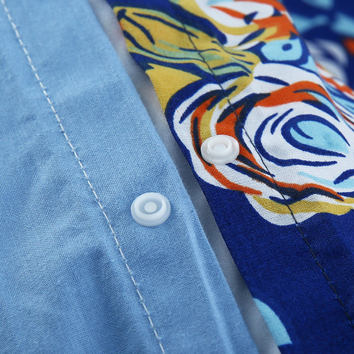 6 Pcs Spring Printed Duvet Set - 1641