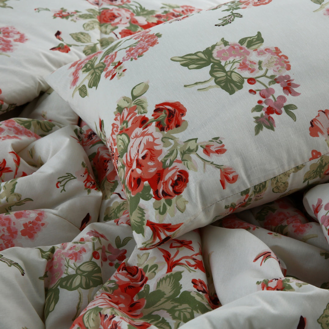 7 Pcs Blossom Senerity Comforter set - 1655