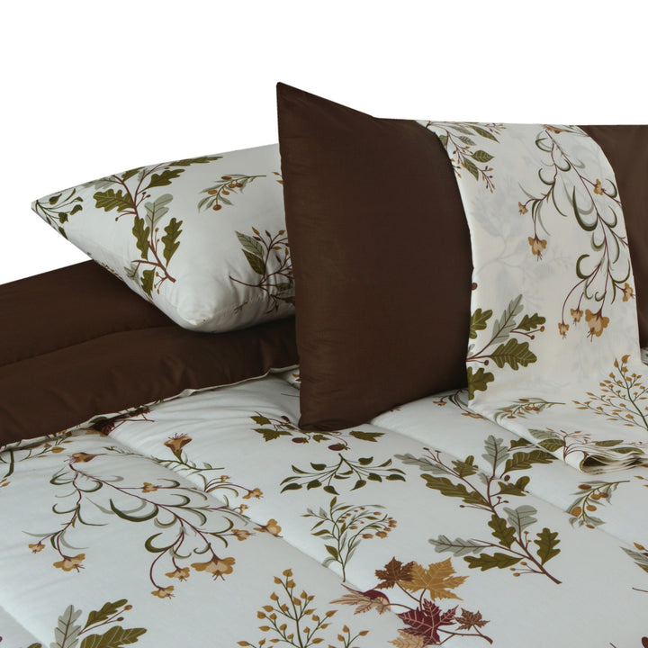 6 Pcs Floral Harmony Comforter set - 1660