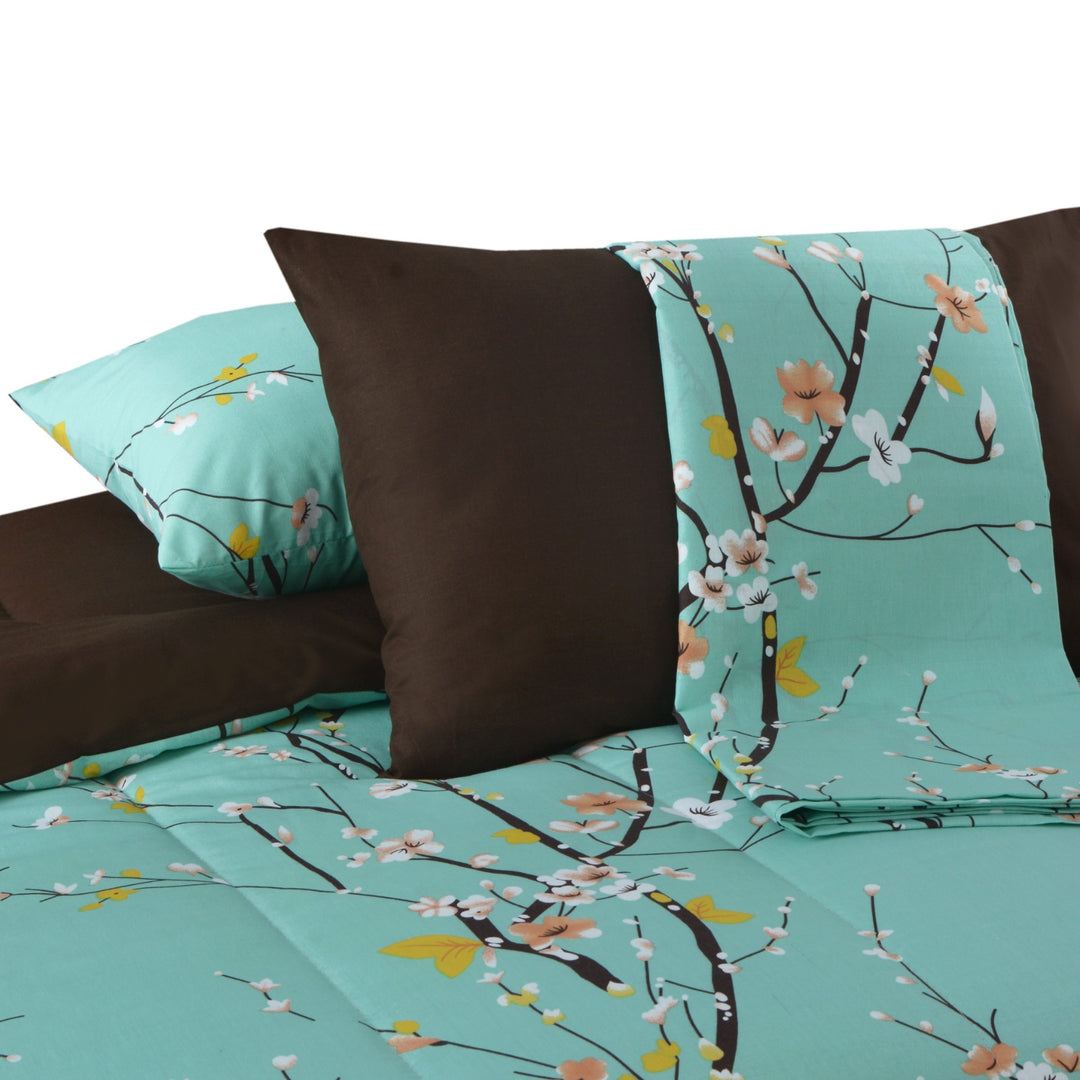 6 Pcs Autumn Tree Comforter set - 1662