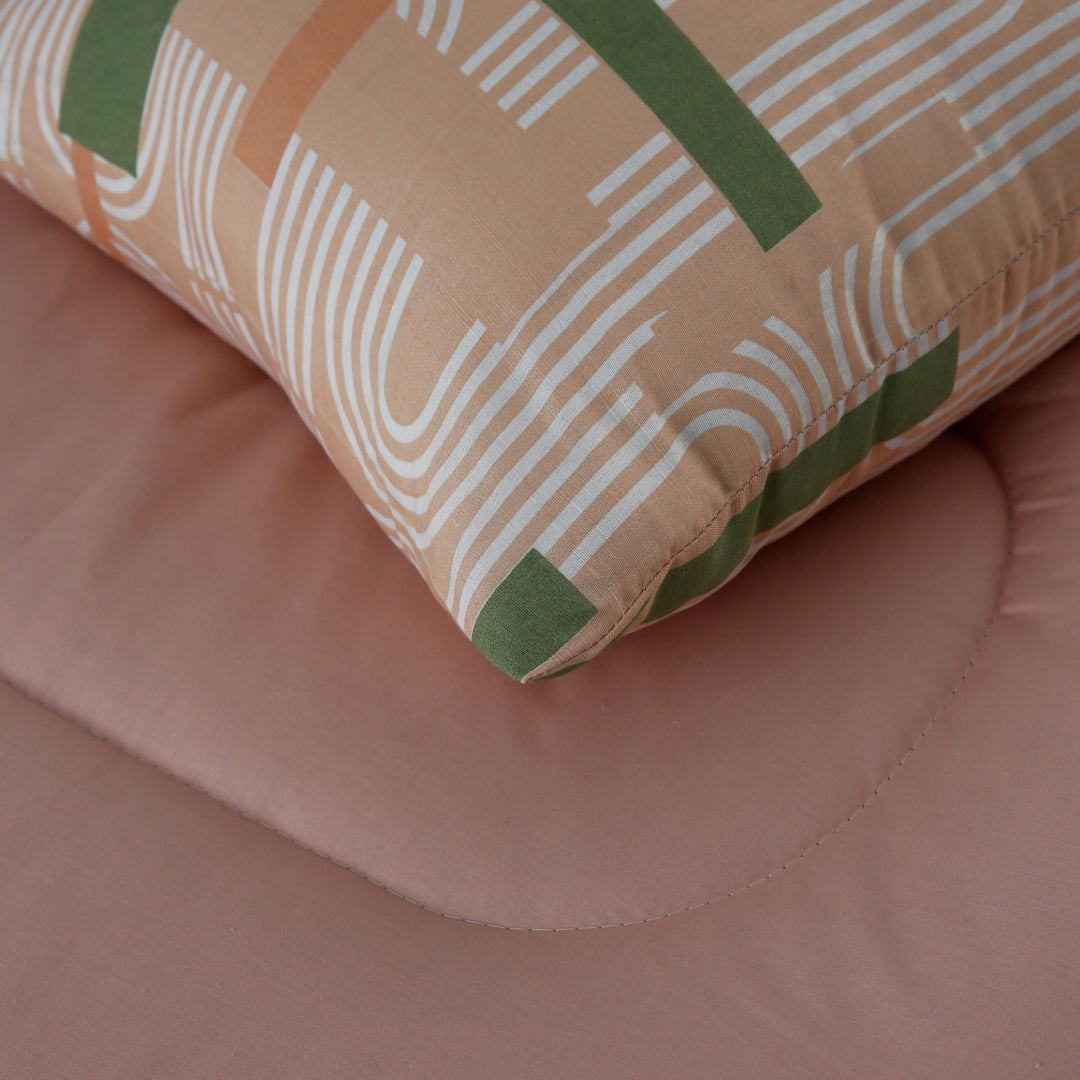 6 Pcs Modern Printed Comforter set - 1663