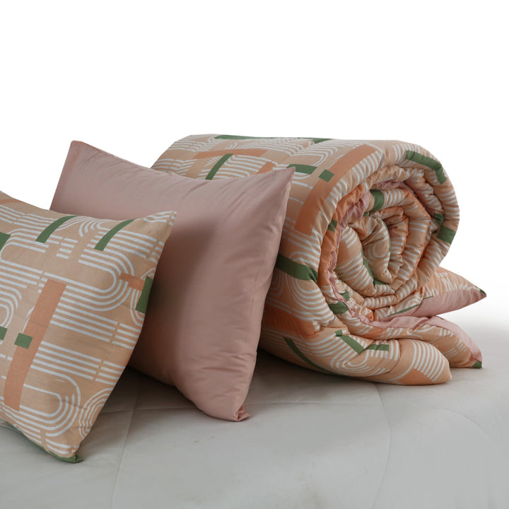 6 Pcs Modern Printed Comforter set - 1663