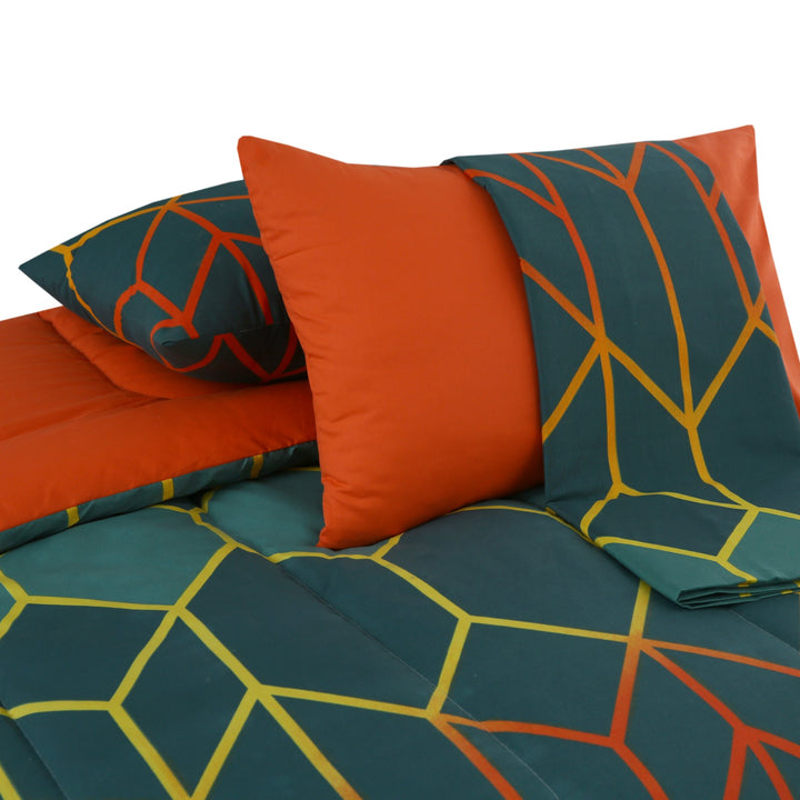 6 Pcs Botanic Comforter set - 1664