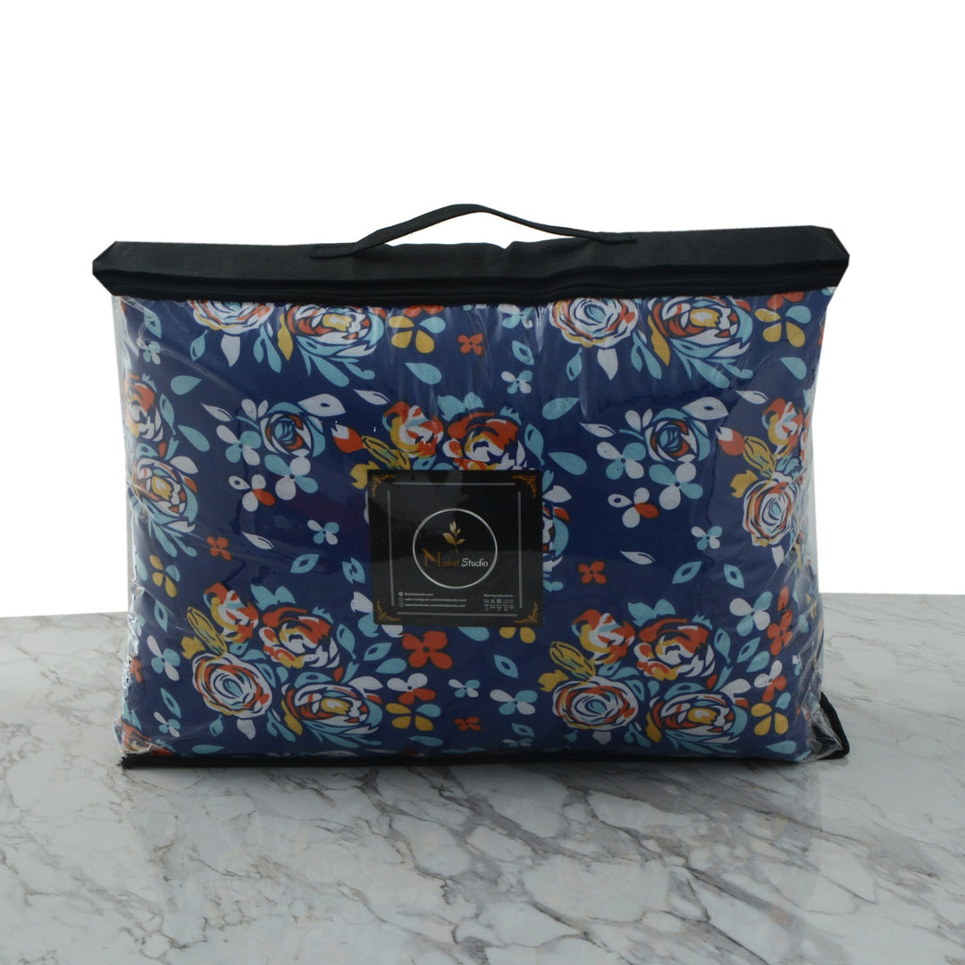 7 Pcs Spring Flowers Comforter set - 1665