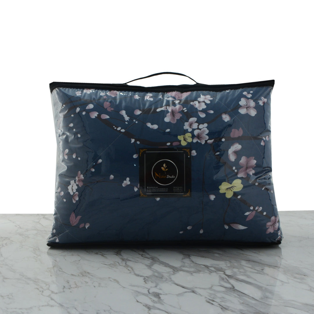 7 Pcs Serene Tulips Comforter set - 1667