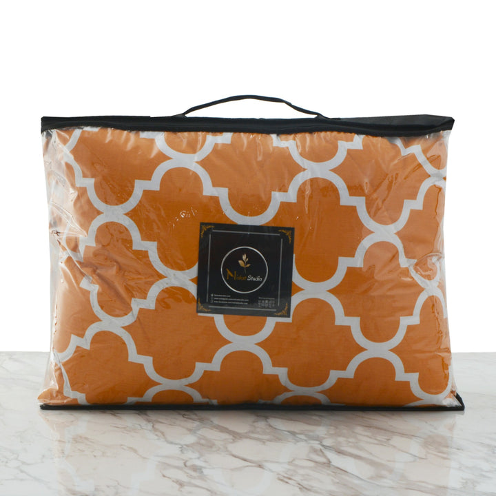 7 Pcs Classical Floral Comforter set - 1671