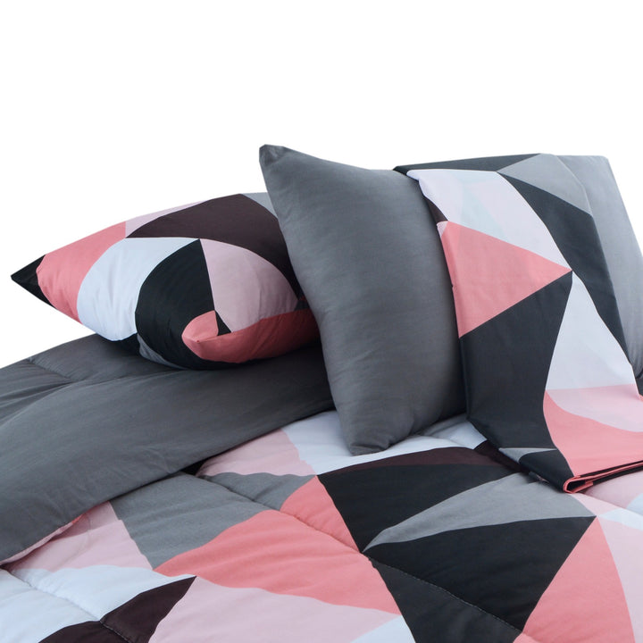 6 Pcs Modern Printed Comforter set - 1675