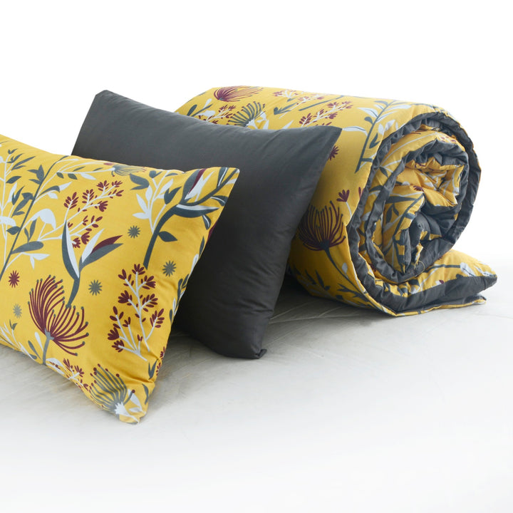 6 Pcs Classical Floral Comforter set - 1678