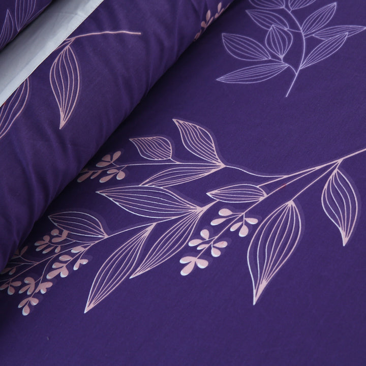 3 Pcs Cuffed Printed Bedsheet Set - 1685