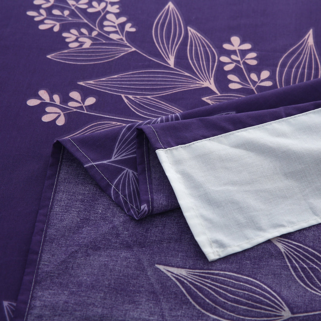 3 Pcs Cuffed Printed Bedsheet Set - 1685